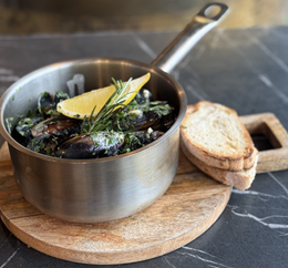 Cozze in salsa di panna