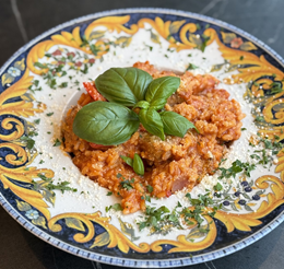 Risotto con manzo